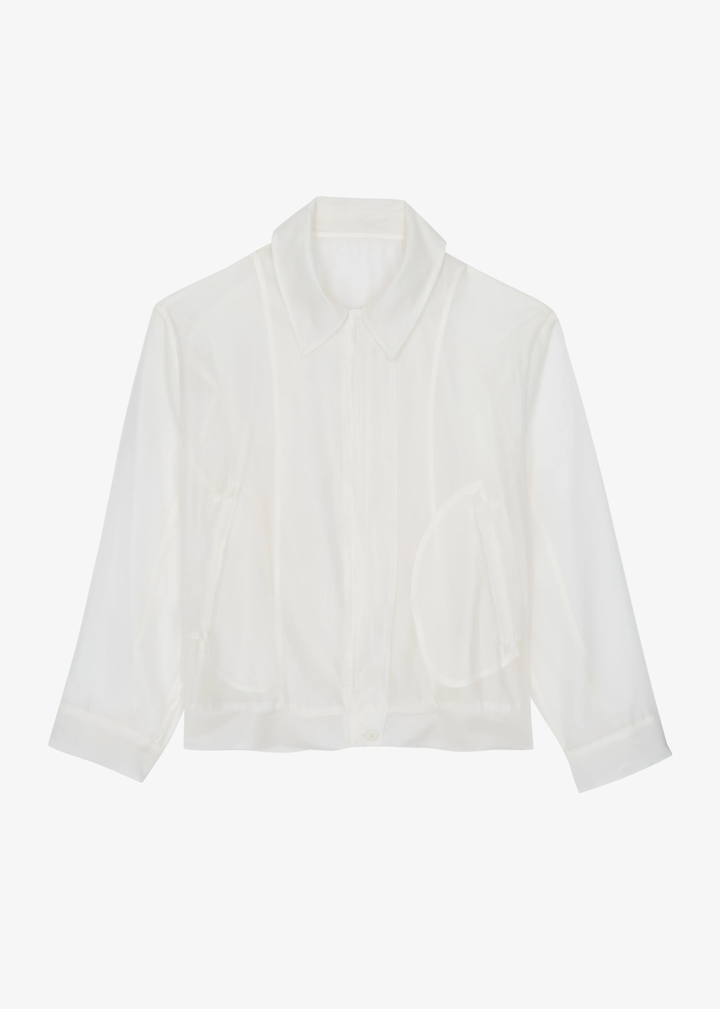 Soller Sheer Jacket - Ivory - Image 12