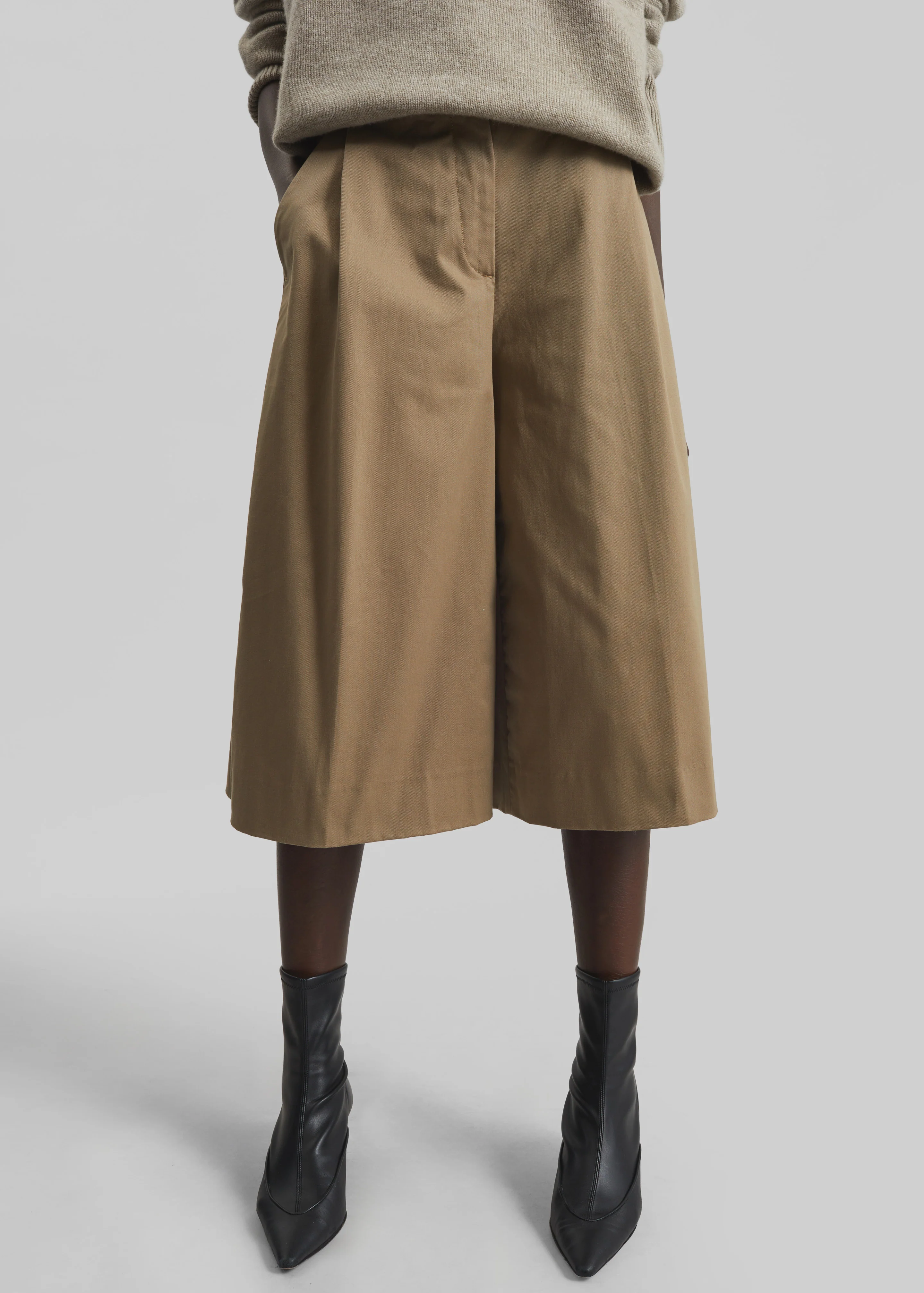 TheLatest Dakota Bermuda Shorts - Cognac - Image 3