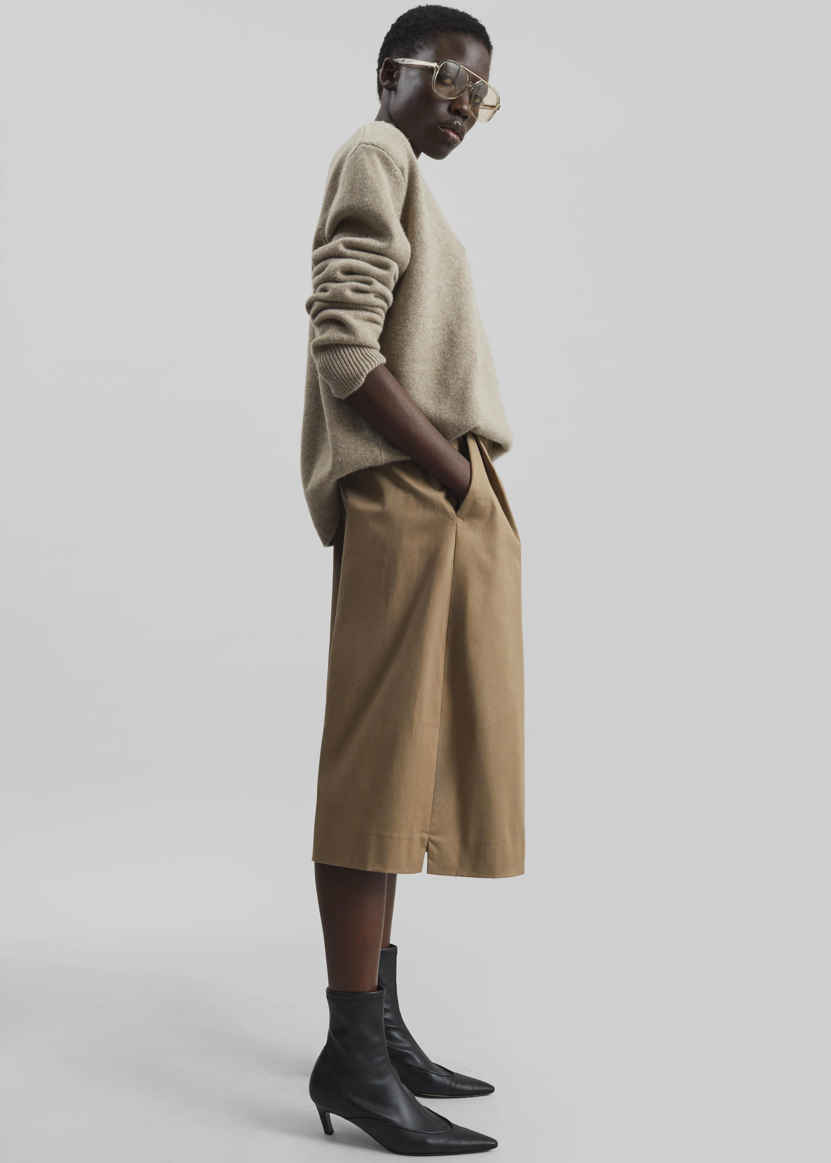 TheLatest Dakota Bermuda Shorts - Cognac - Image 5