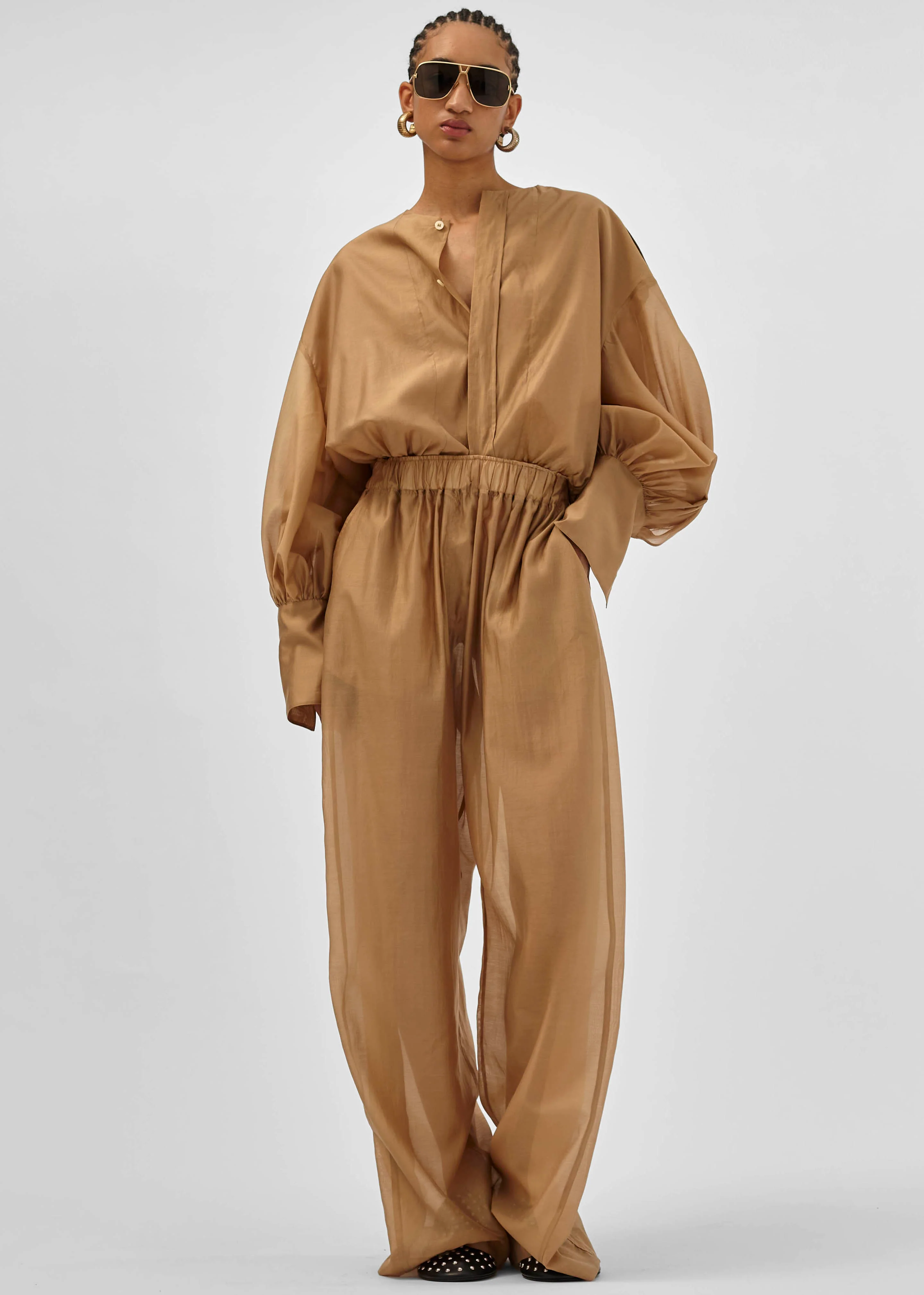 TheLatest Diana Shirt - Nude - Image 8