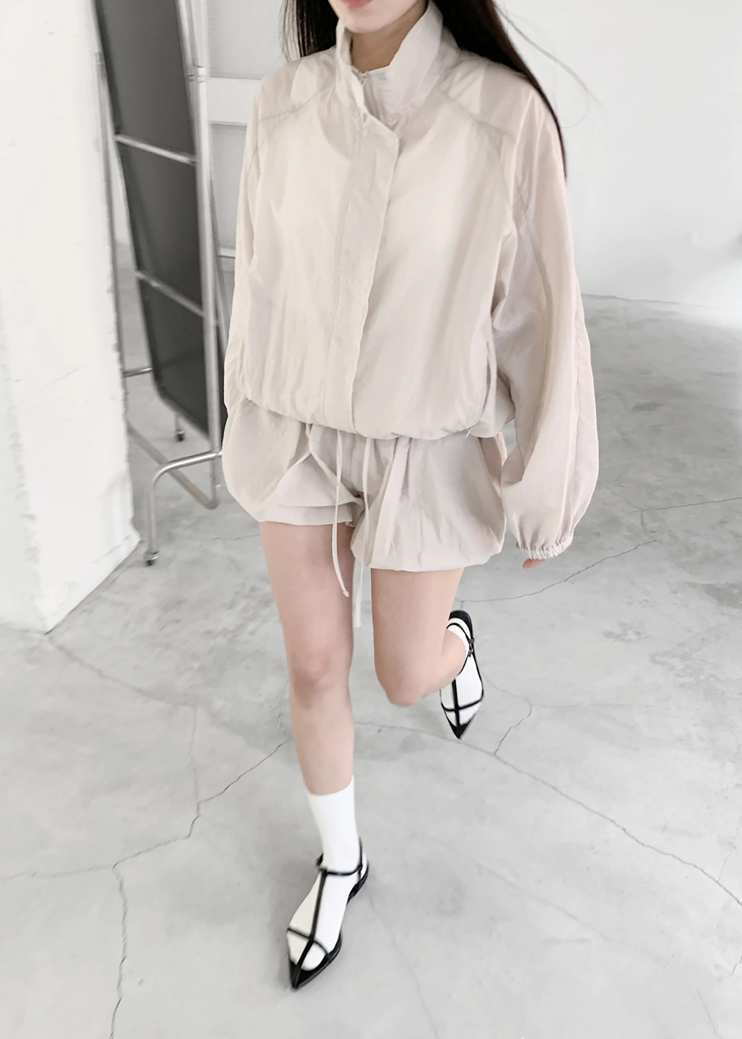 Vaila Balloon Shorts - Stone - Image 13
