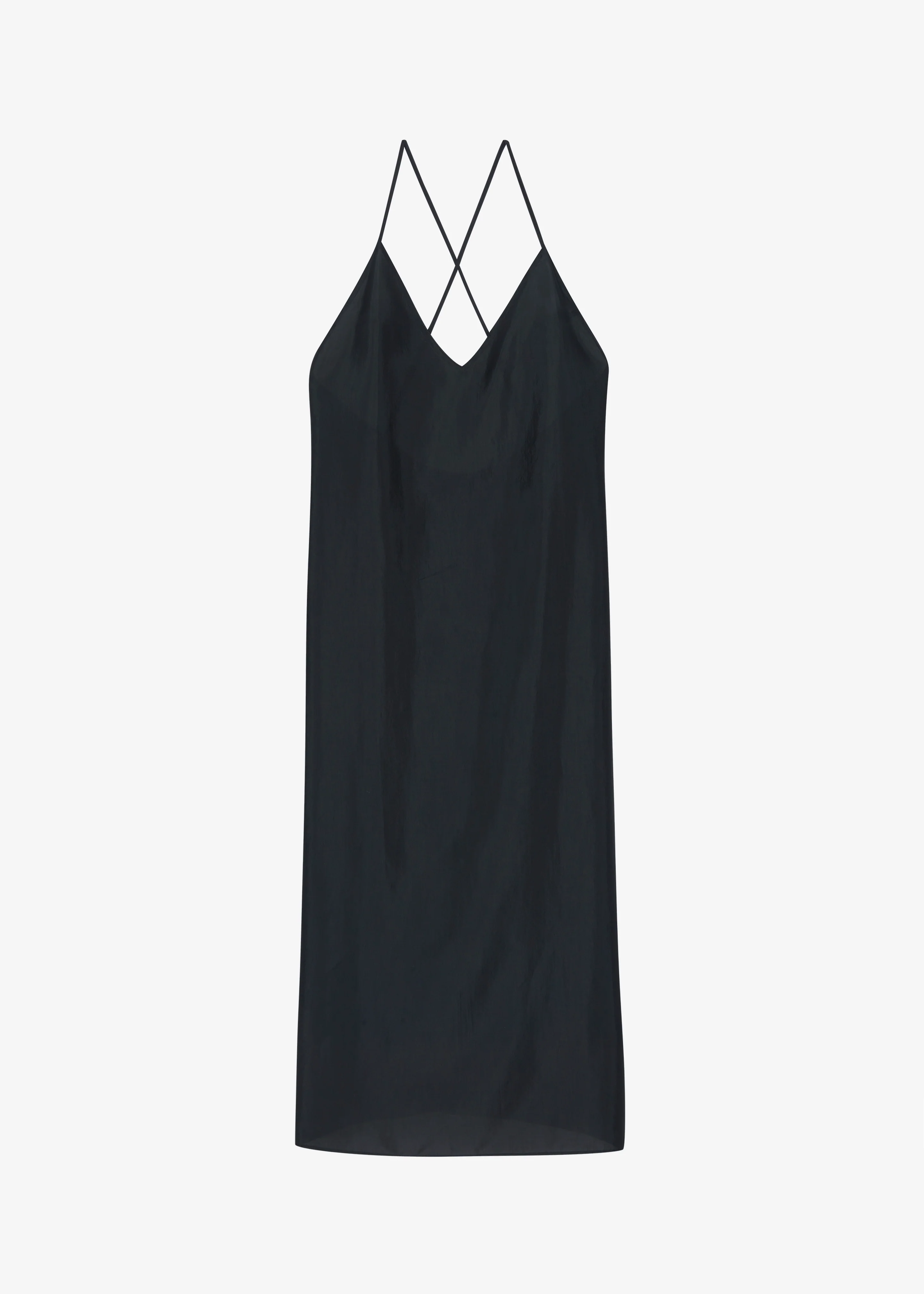 Vence Slip Dress - Black - Image 8
